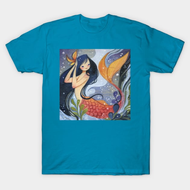 Mermaid T-Shirt by Alina Chau